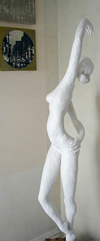 Corner "Dancer" Sculpture for staircase
