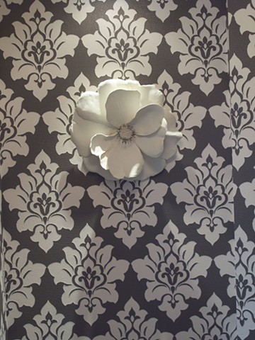 porcelin wall flowers for Dierdre Donnely