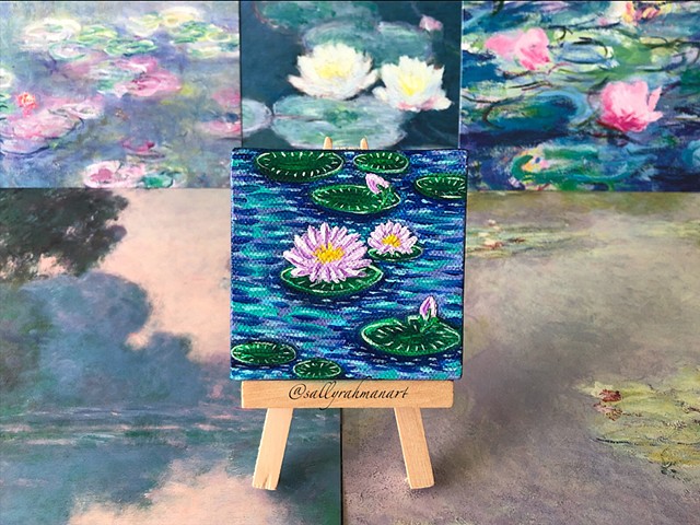Inspired by Monet’s water lilies