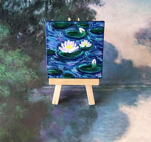 Inspired by Monet’s waterlillies