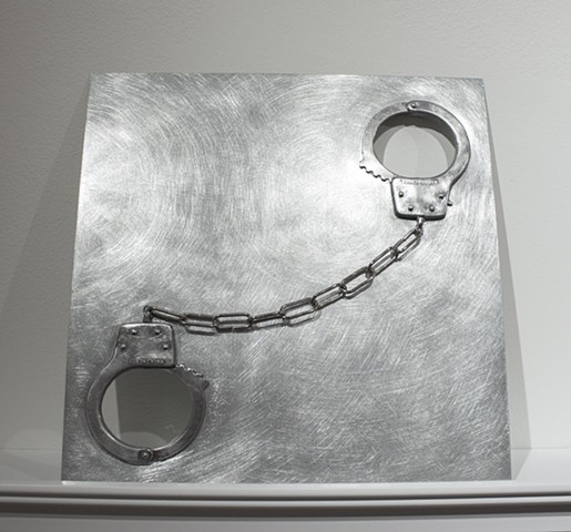 Handcuffs Triptych (detail of Catenary)