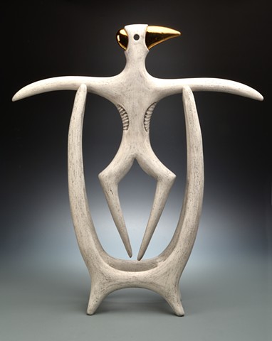 Abstract ceremonial sculpture