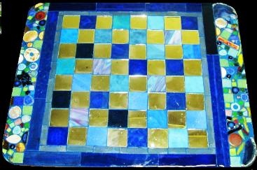 Chess Board Mosaic