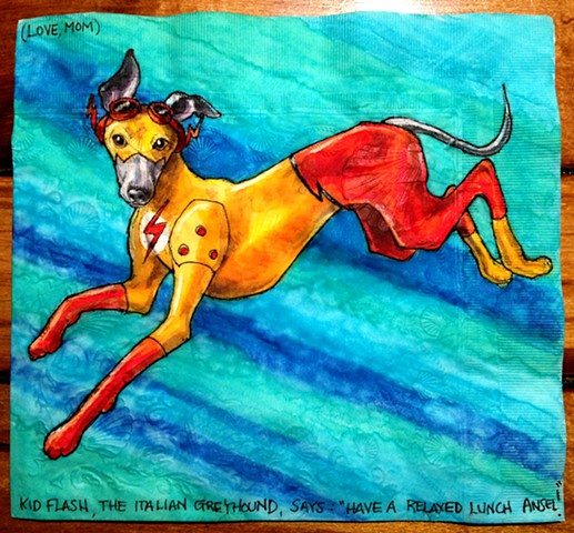 Kid Flash Italian Greyhound