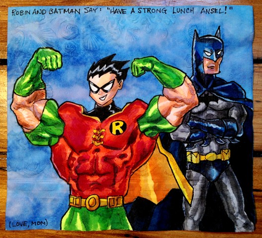 Teen Titans Robin's Muscles Don't Impress Batman