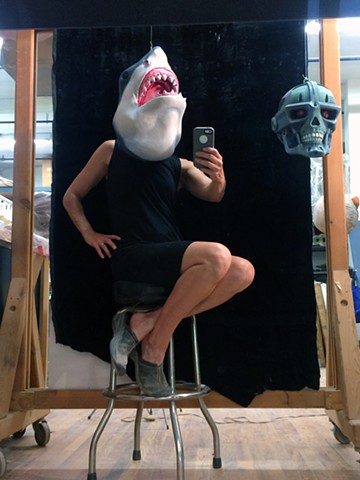 Popular Monsters Heads in the Studio
Shark Lady