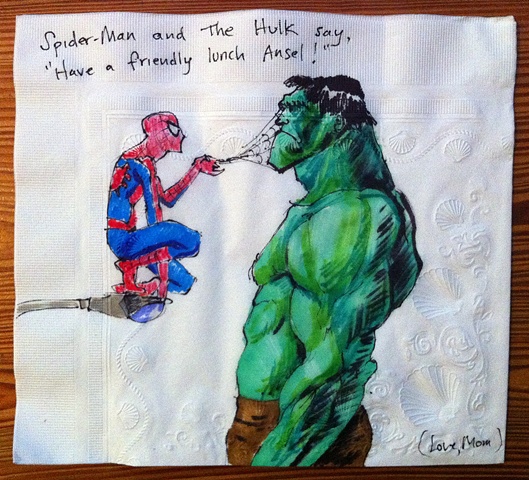 Spiderman Offends the Hulk