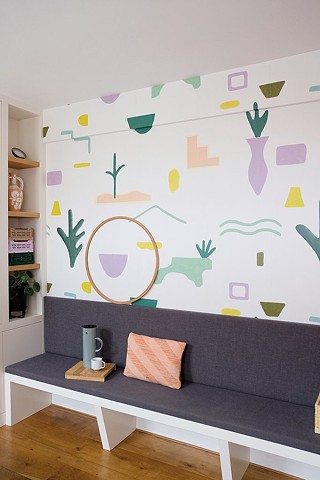 Wallpaper design for Roomblush Belgium