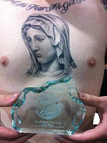 Virgin Mary portrait winner
