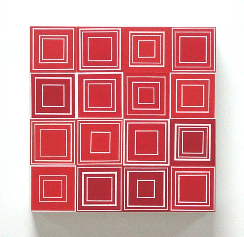 square, singular forms repeated, yong sin, painting