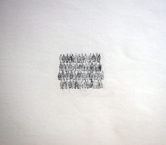 figure, repetition, drawing, minimal, variation, pencil, graphite, group, eraser 