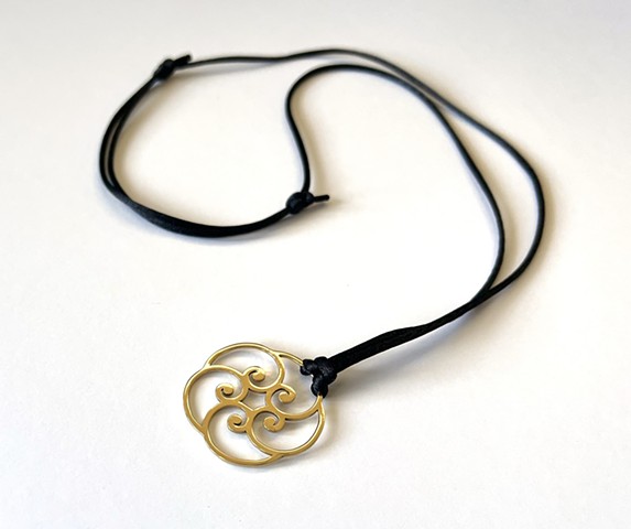 Golden Ratio Flower pendat