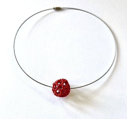 Red Dodecahedron Sphere