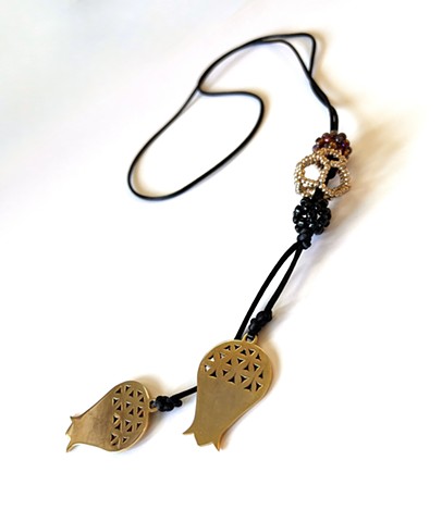 Geometric Tulip Duo Necklace 2