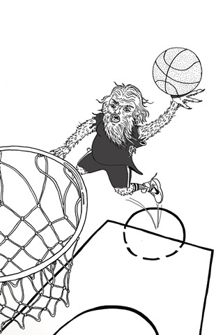 Illustrated Basketball Lingo for Nike