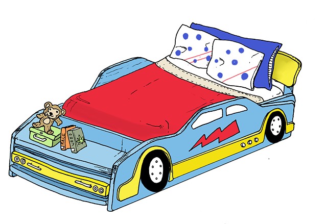 Car Bed, Background Assets