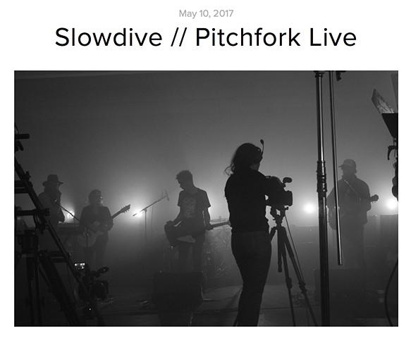 Slowdive // Pitchfork Live (BTS) @ Be Electric Studios