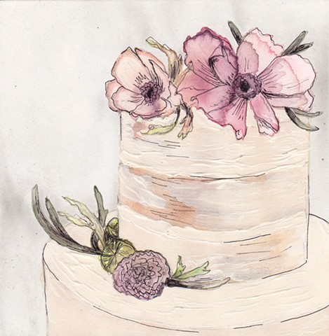 Luckybird Almond Wedding Cake
