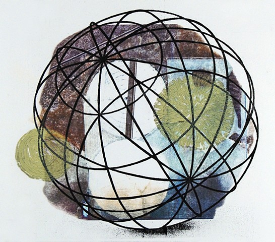 Wire Globe 
(book panel detail)