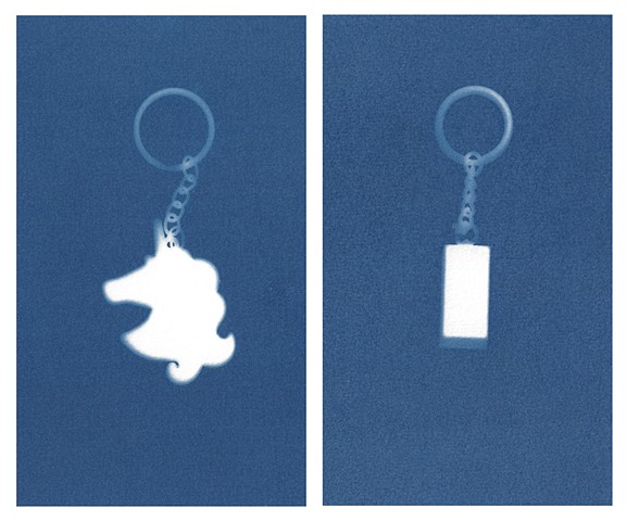 Cyanotype Archives: Keychains