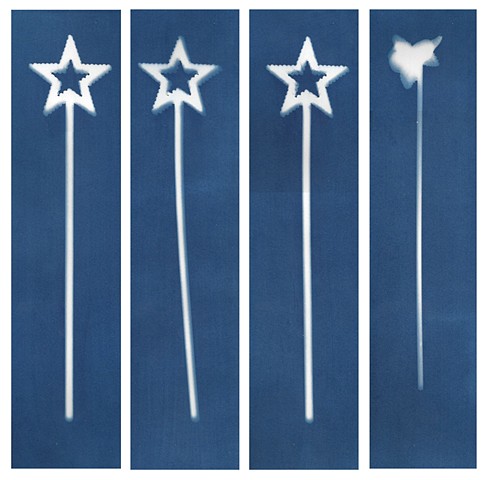 Cyanotype Archives: Large Wands