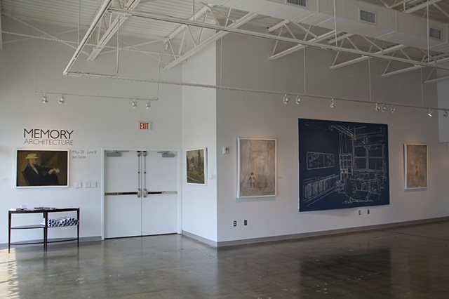 "Memory Architecture" at Fahm Gallery, Savannah GA. May/June 2012