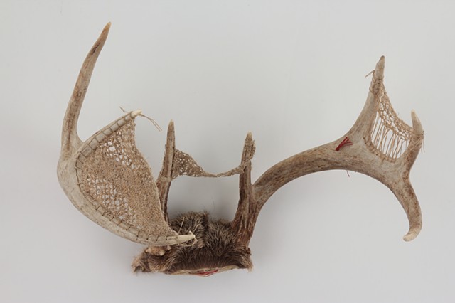 embroidered antlers
