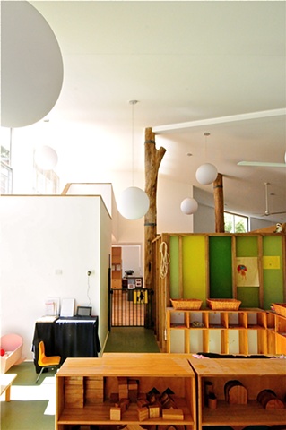 pre-school playroom childcare design, architecture