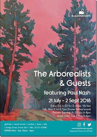 Black Swan Arts  Arborealists and Guests – featuring Paul Nash Press release