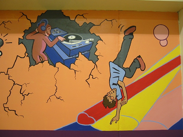 Lunchroom Mural: Children's Literature