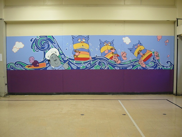 Lunchroom Mural: Children's Literatur