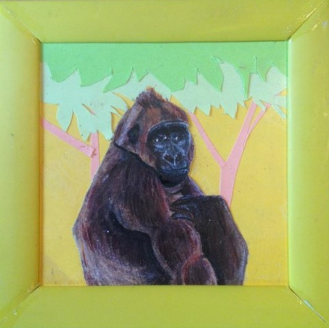 Gorilla in the trees