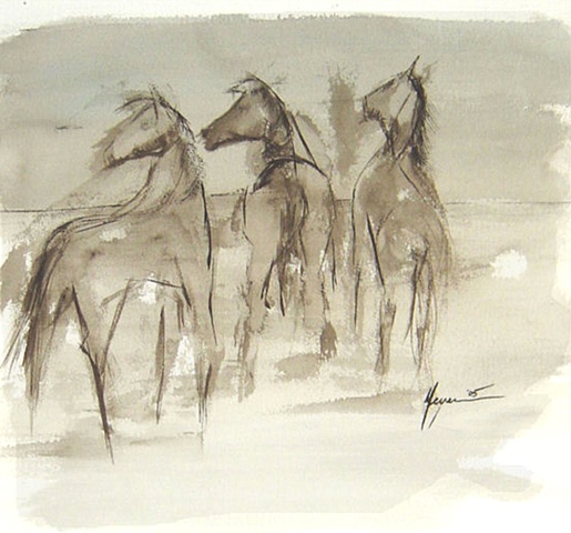 "Three Horses"