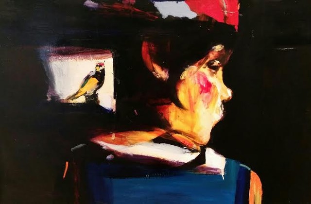 "Girl with Finch"