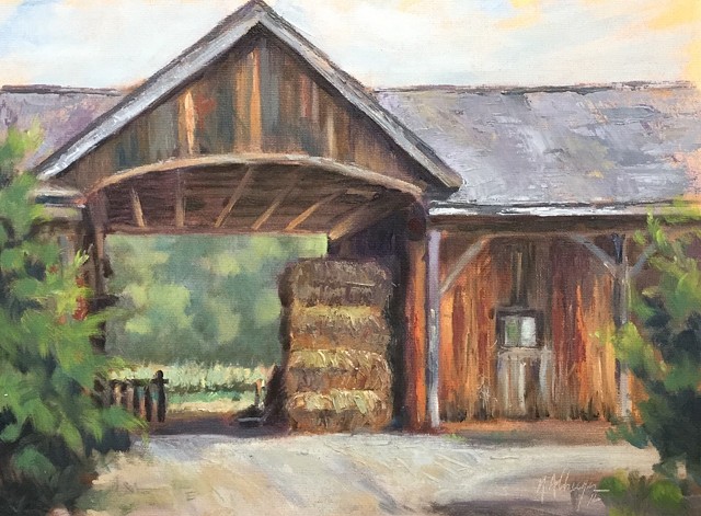 Farm and barn