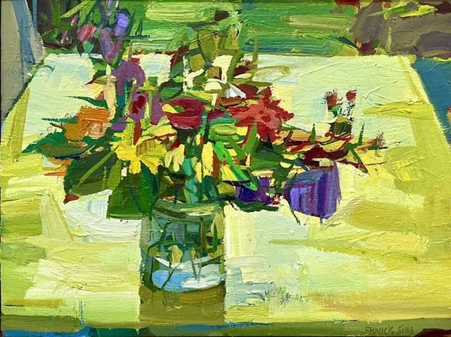 Floral (yellow table)