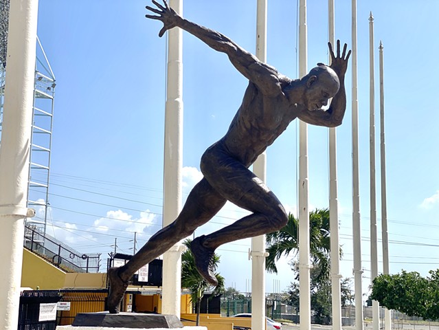 Most sub 10sec 100m in history. Kingston, Jamaica 