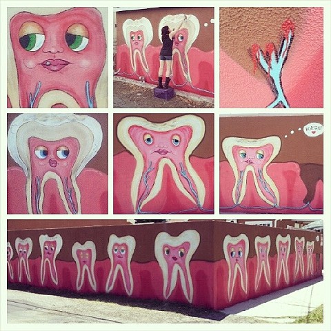 Reseda Teeth Collage