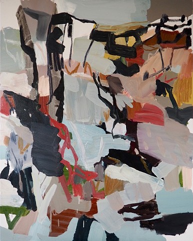 abstract contemporary expressionism oil painting, australian artist, landscape by melissa boughey