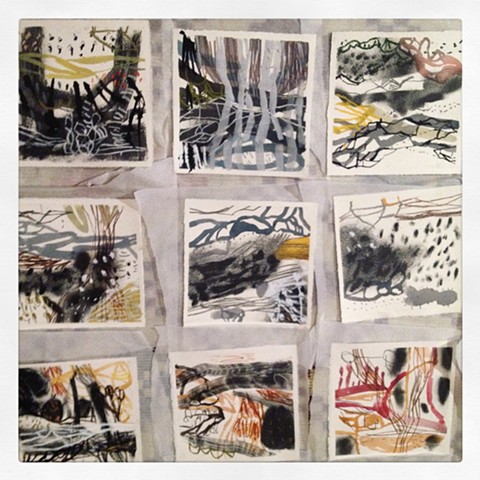Brave New Drawings 20 x 20 works on paper exhibition