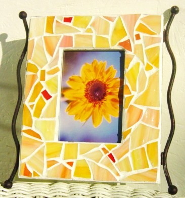 Yellow Mosaic Frame