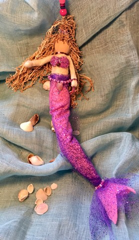 Handmade Mermaid ornament - HALIA