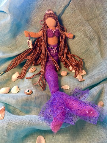 Handmade Mermaid ornament - CLEODORA