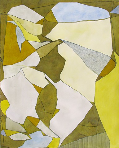 Untitled (yellow forms)