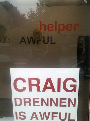 "Craig Drennen Is Awful" installation view 2