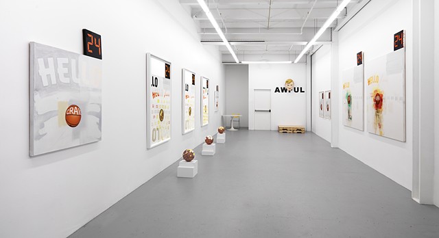 "Poet & AWFUL" exhibition view