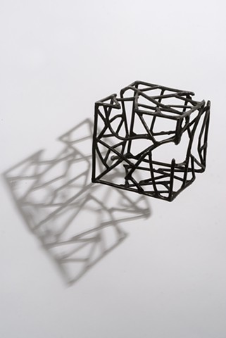 wall mounted welded steel sculpture