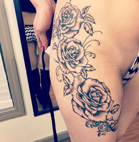 Floral Thigh 