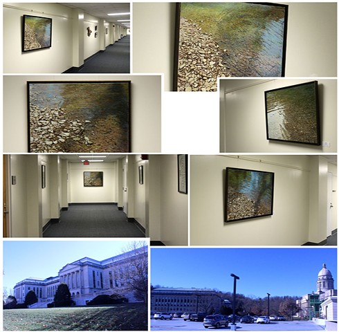 Paintings are display in the Capitaol annex