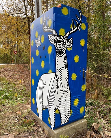 Native Animals (White-Tailed Deer, Swallowtail Butterfly, Common Raccoon)
Roswell Artist Fund